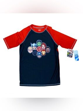 Marvel Avengers Boys Rash Guard Top